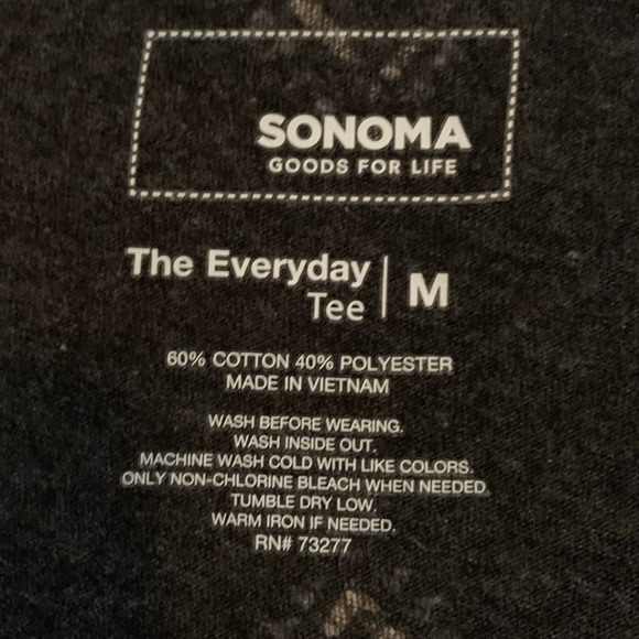 Women's SIZE Medium Sonoma Goods For Life Essential V-Neck Tee - Picture 6 of 6